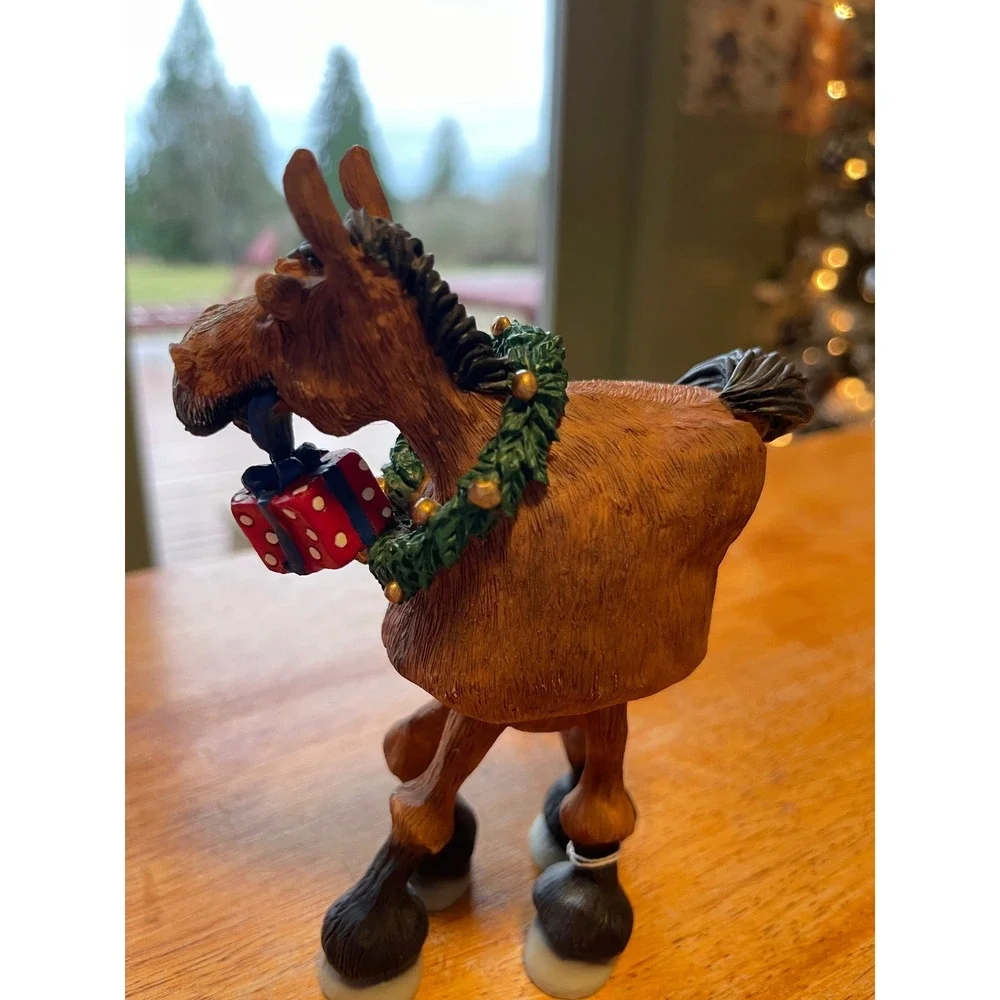 Bobble Bods by Doug Harris for Russ set of 2 Horace the Horse & Heffie the Cow - Picture 2 of 16